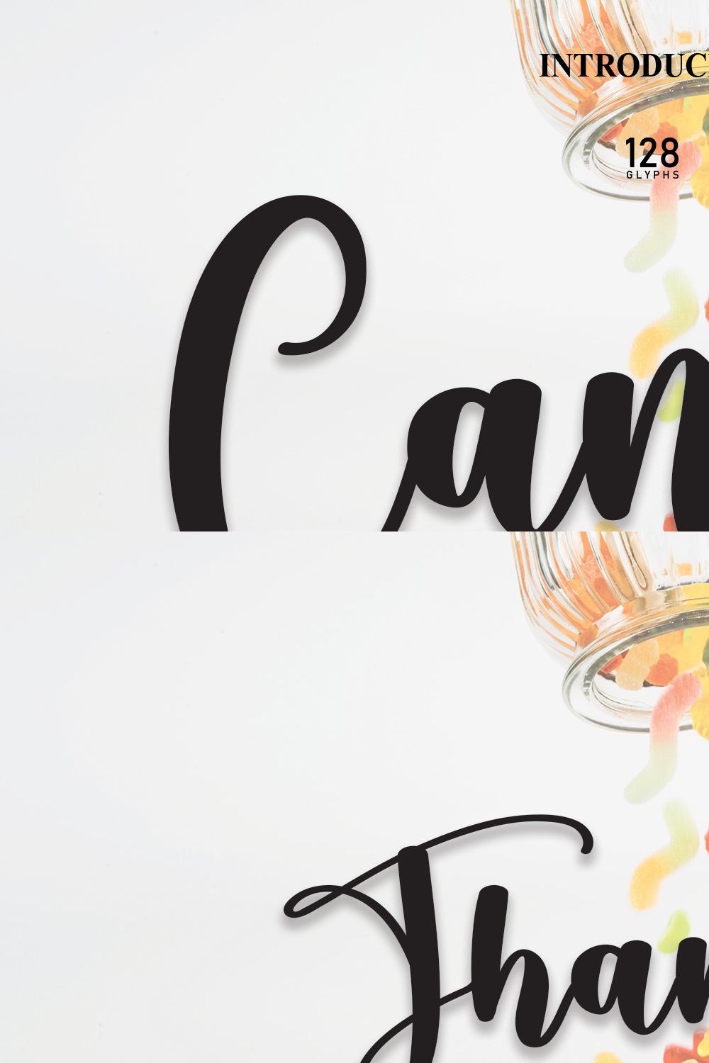 Candy | Script Font pinterest preview image.