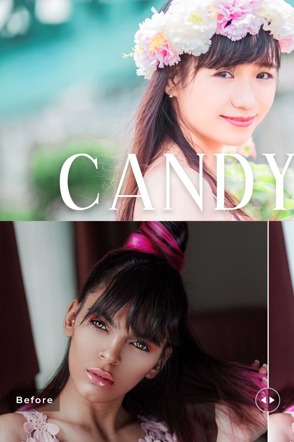 Candytuft Pro Lightroom Presets pinterest preview image.