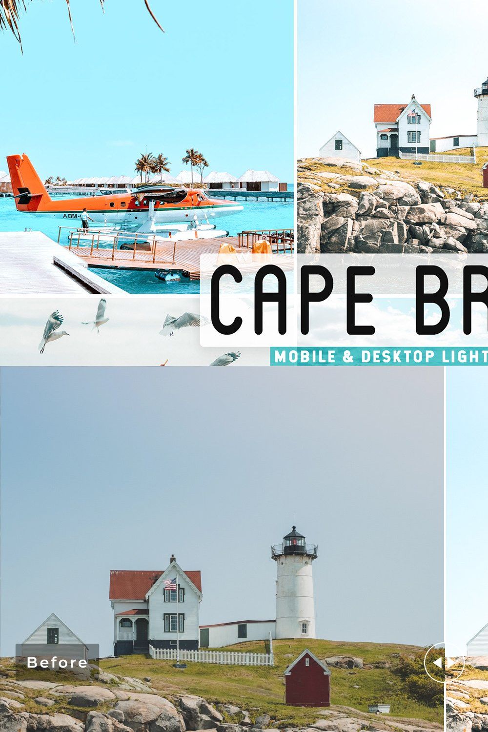 Cape Breton Pro Lightroom Presets pinterest preview image.