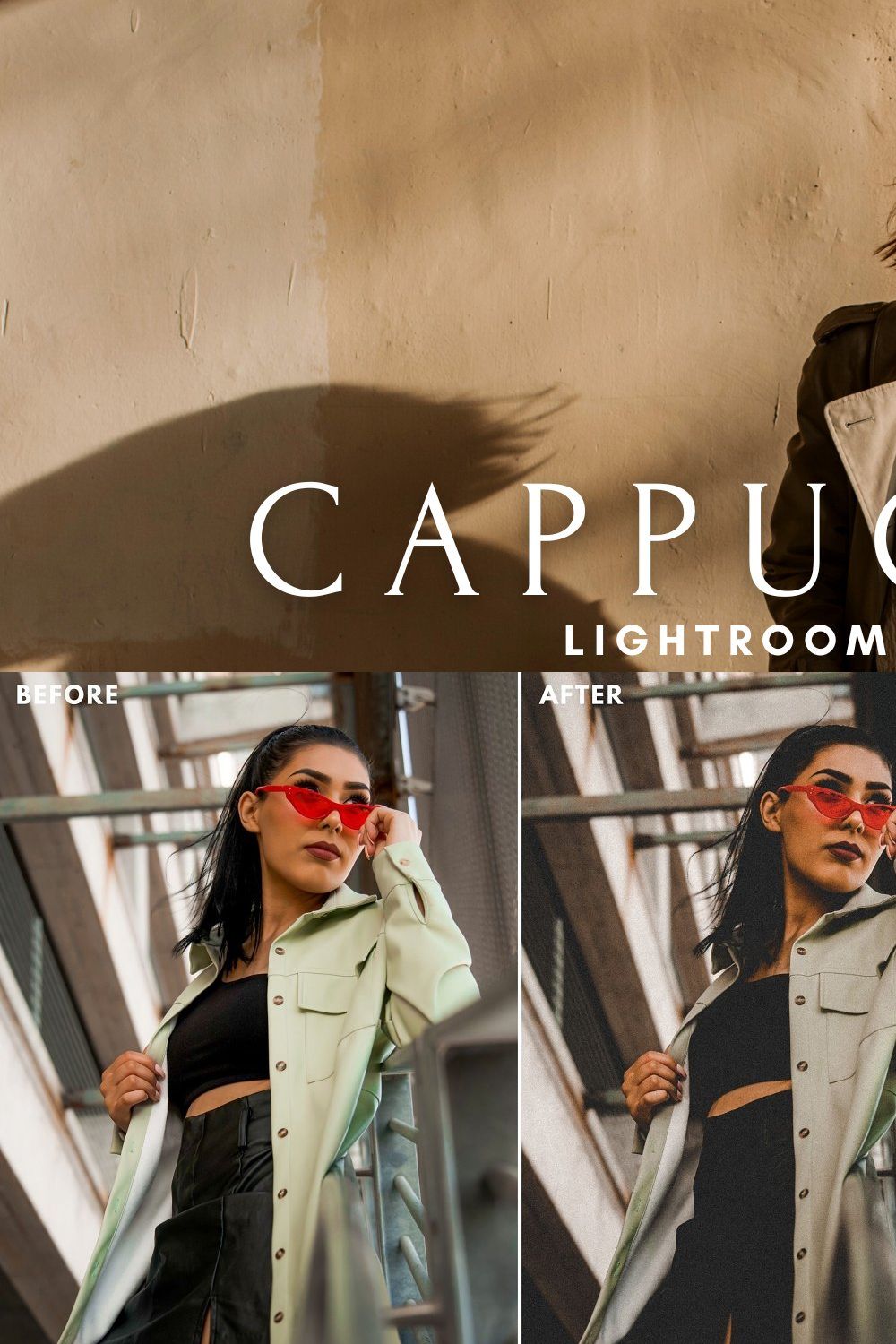 Cappuccino Lightroom Presets pinterest preview image.