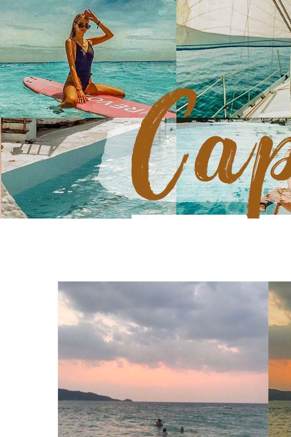 Capri Mobile Lightroom Presets pinterest preview image.