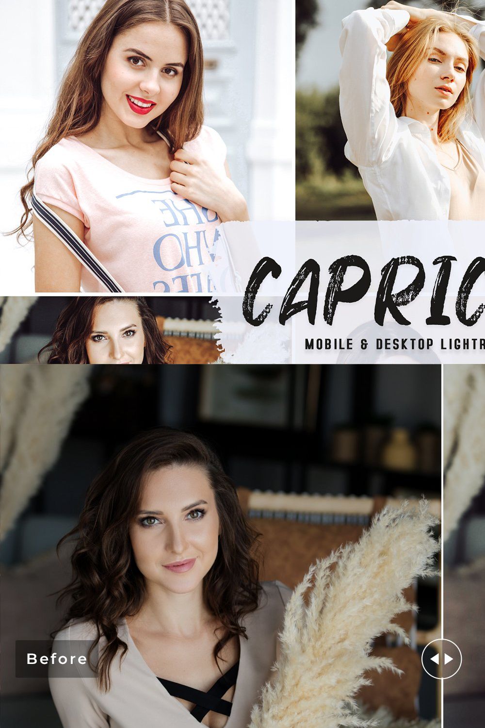 Capricorn Pro Lightroom Presets pinterest preview image.