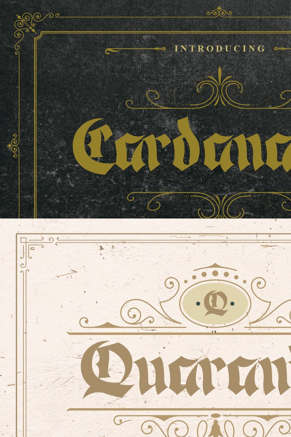 Cardanaya Blackletter pinterest preview image.