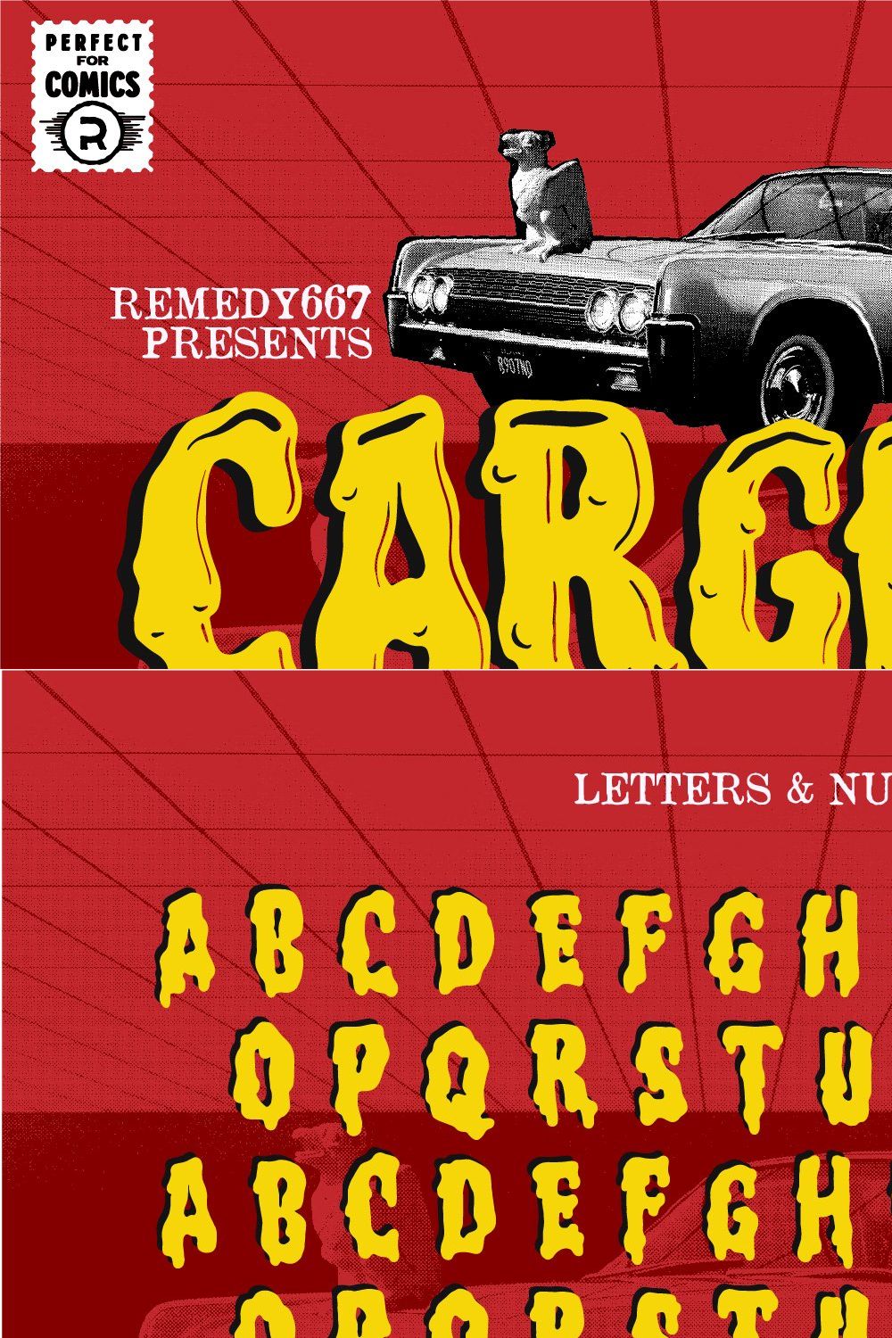 Cargoyle - Made for TV Typeface pinterest preview image.