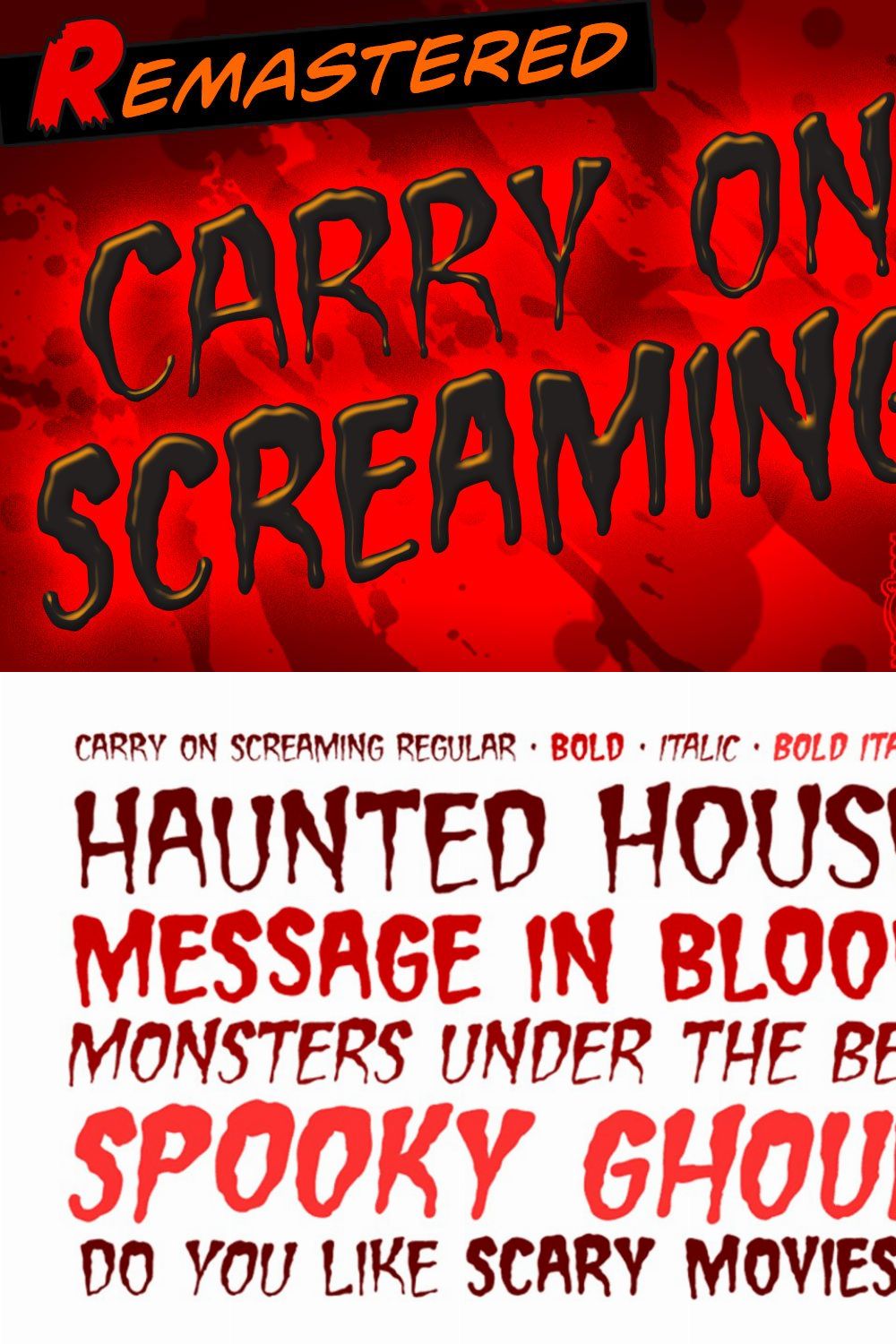 Carry on Screaming pinterest preview image.