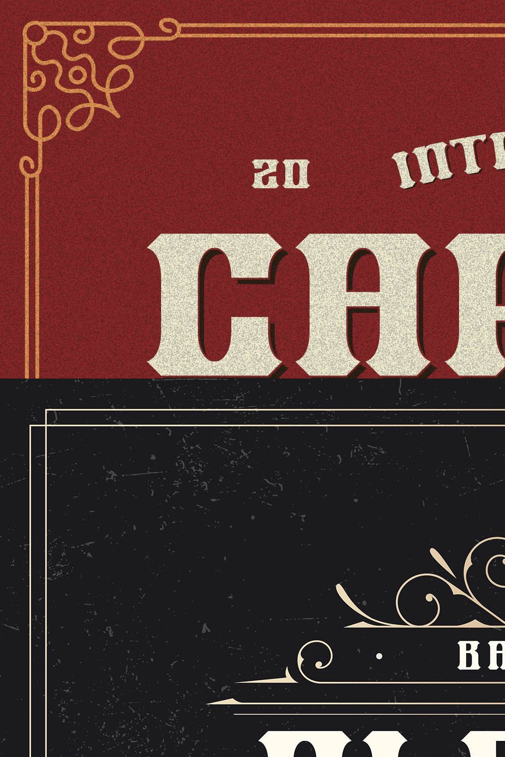 Carson Beer an Old Fashioned Font pinterest preview image.
