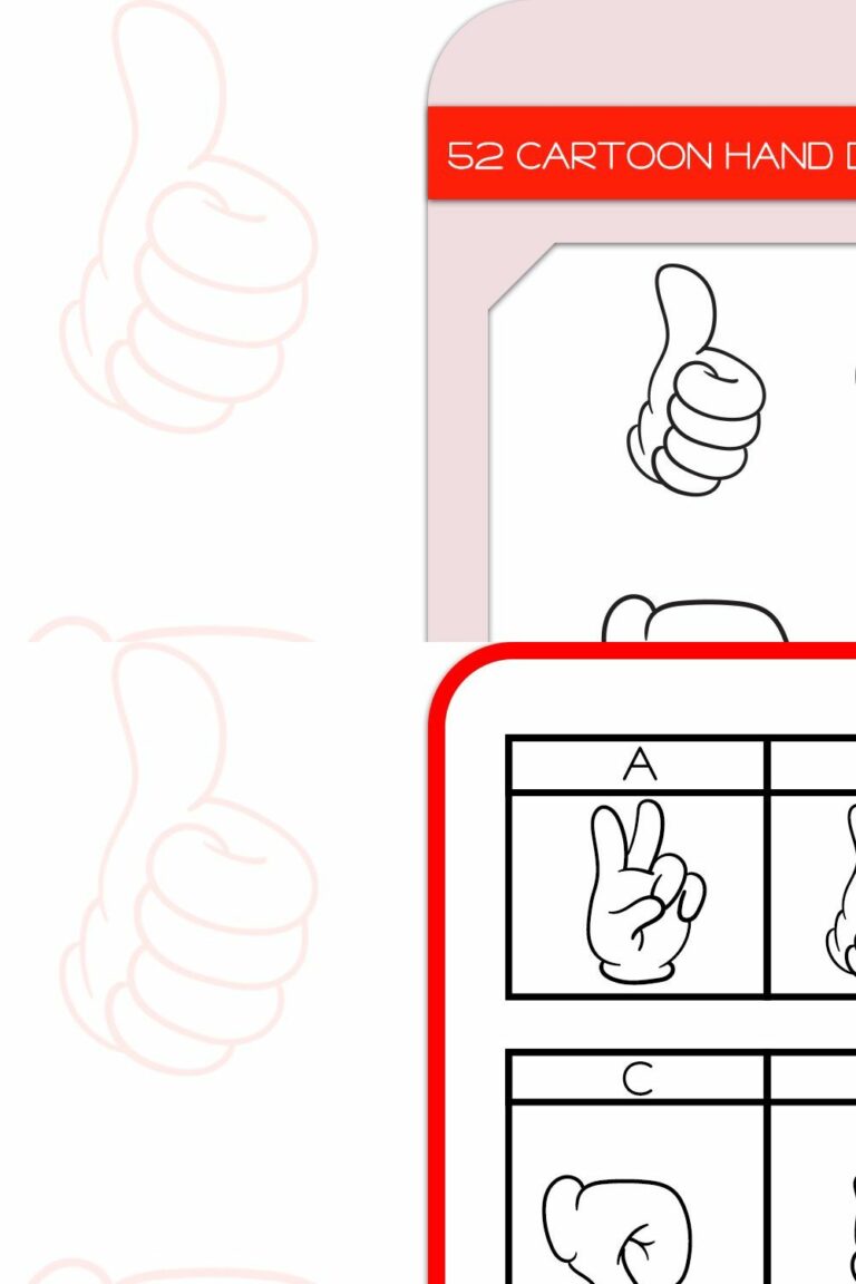 Cartoon Hand Doodles - Dingbats Font – MasterBundles