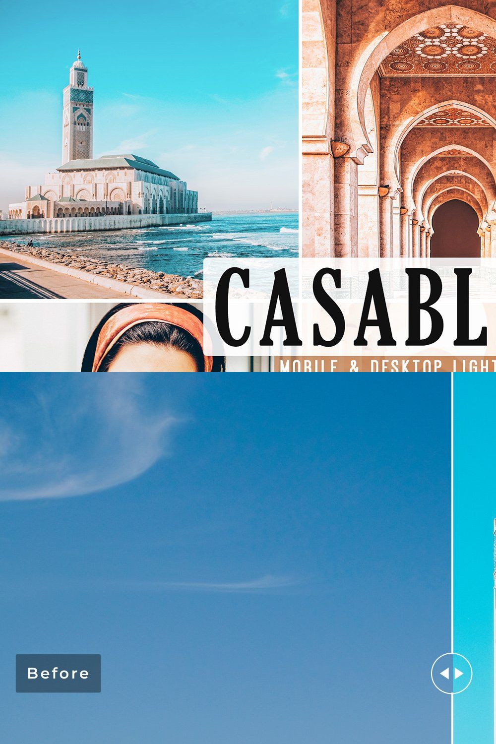 Casablanca Pro Lightroom Presets pinterest preview image.