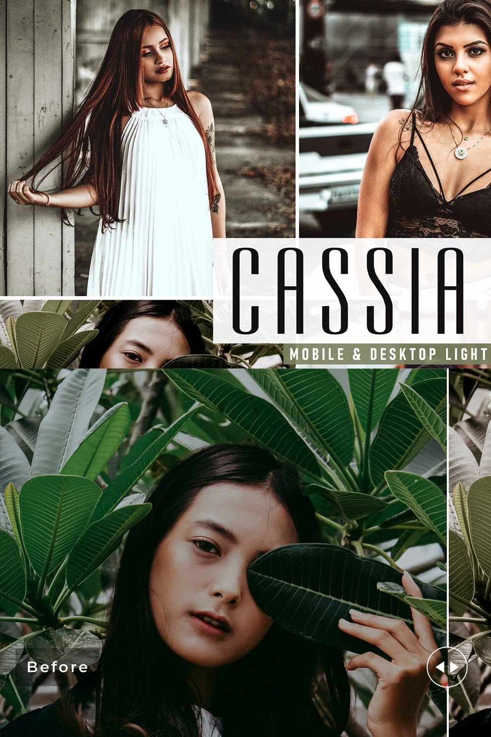 Cassia Vera Lightroom Presets Pack pinterest preview image.