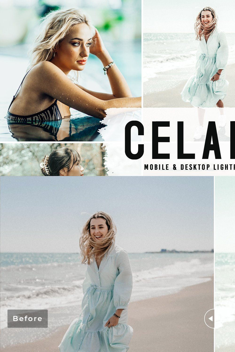 Celadon Pro Lightroom Presets pinterest preview image.