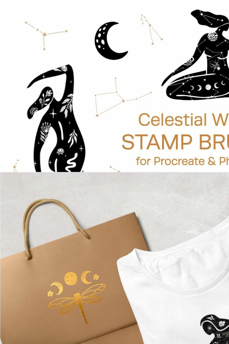 Celestial Woman Procreate Brushes – MasterBundles