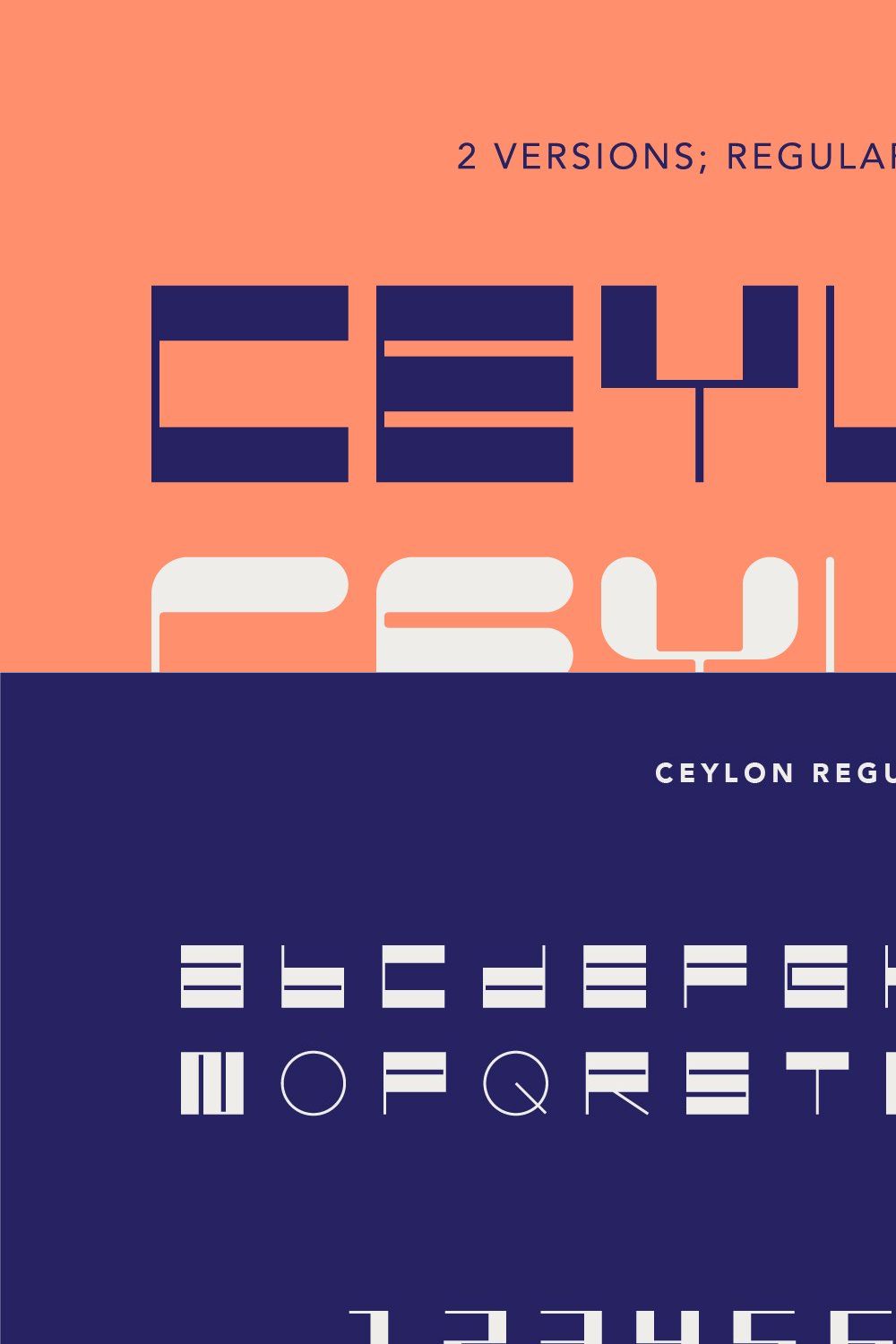 Ceylon - Quirky Display Font pinterest preview image.