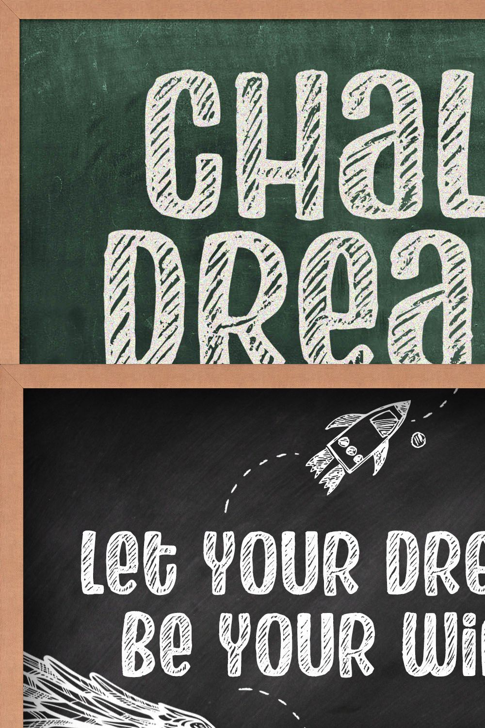 Chalk Dream pinterest preview image.