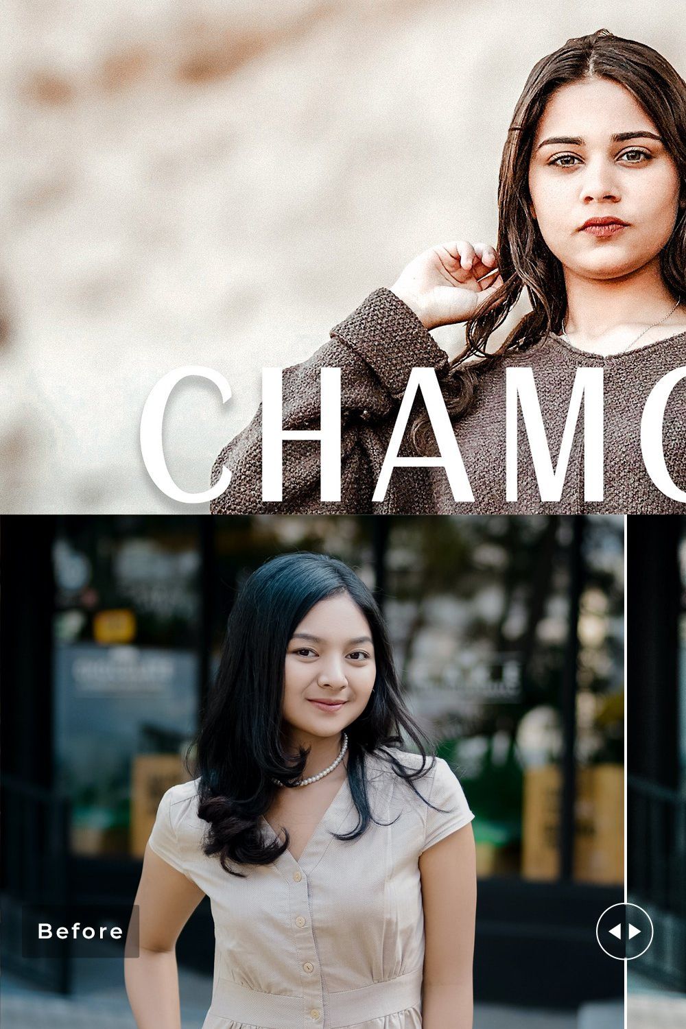 Chamoisee Pro Lightroom Presets pinterest preview image.