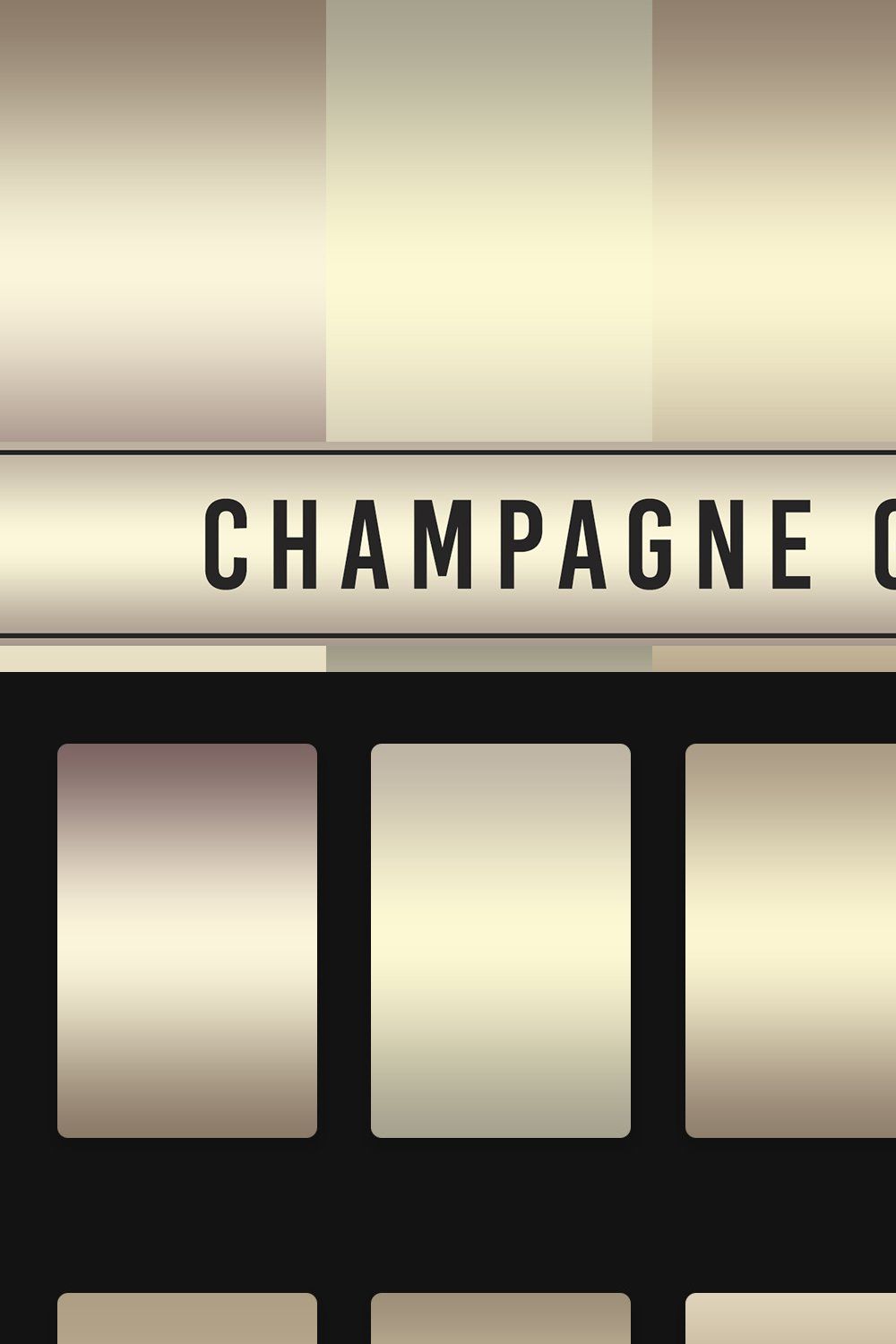 Champagne Gradients pinterest preview image.