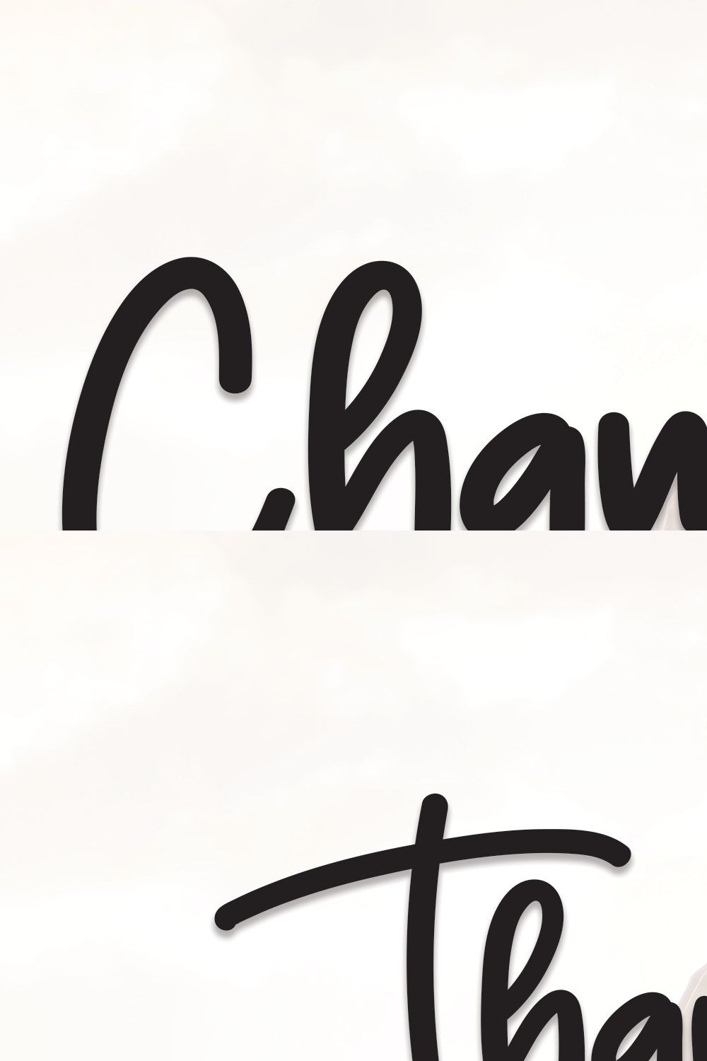 Champion | Script Font pinterest preview image.