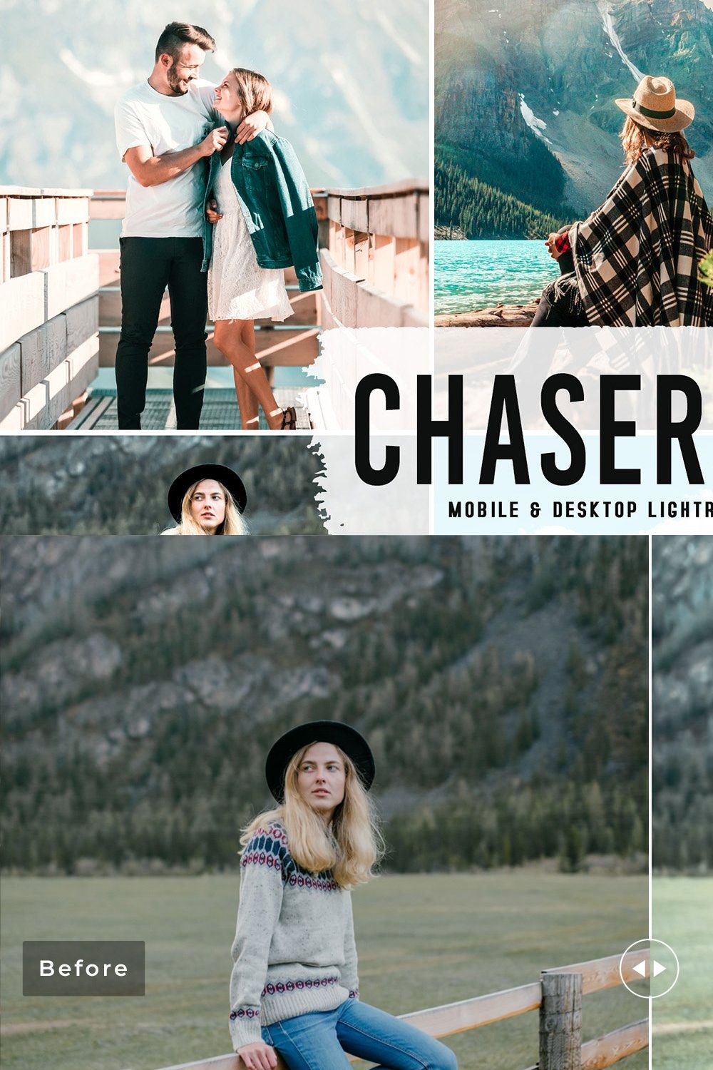 Chaserrugg Pro Lightroom Presets pinterest preview image.