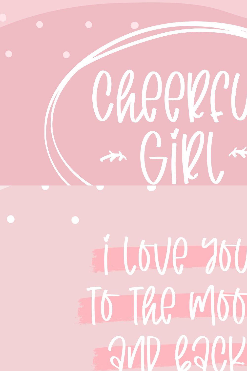 Cheerful Girl pinterest preview image.