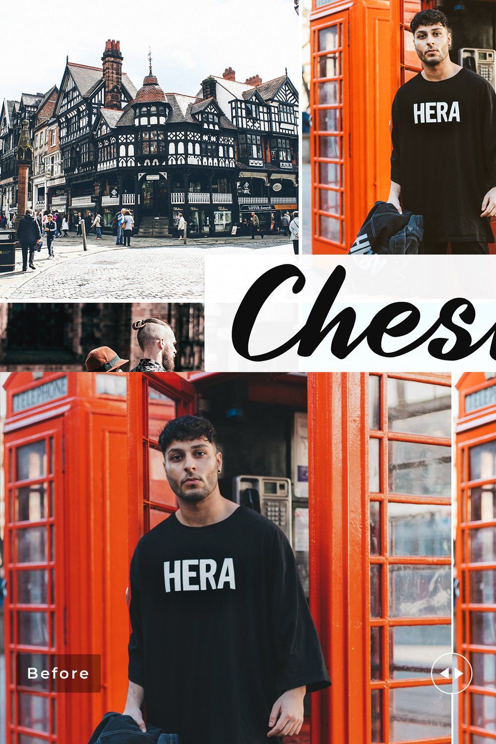 Chester Pro Lightroom Presets pinterest preview image.