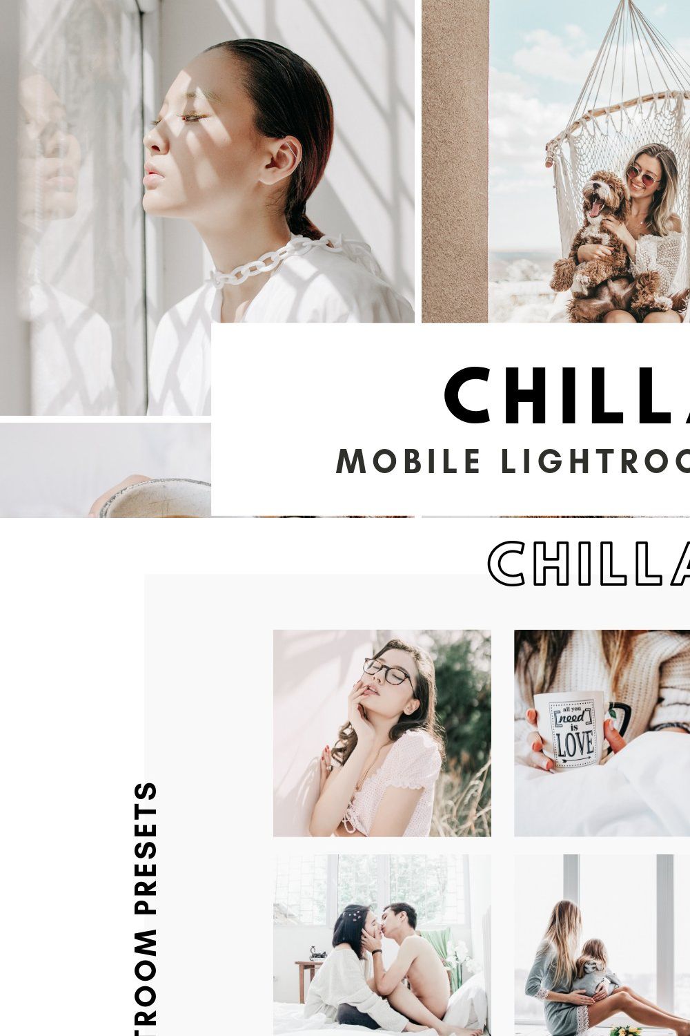 Chillax Mobile Lightroom Presets pinterest preview image.