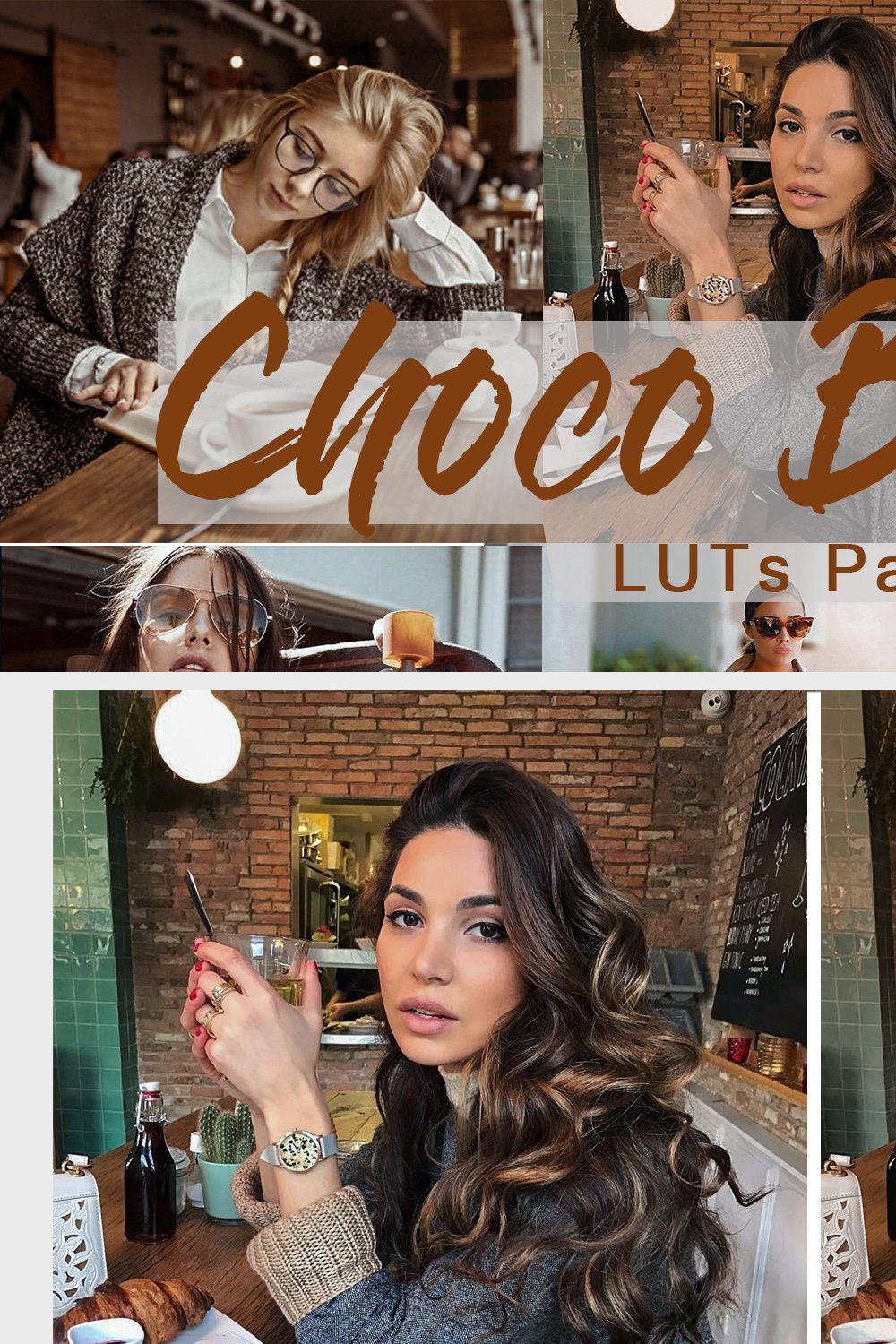 Choco Brownie LUTs Pack pinterest preview image.