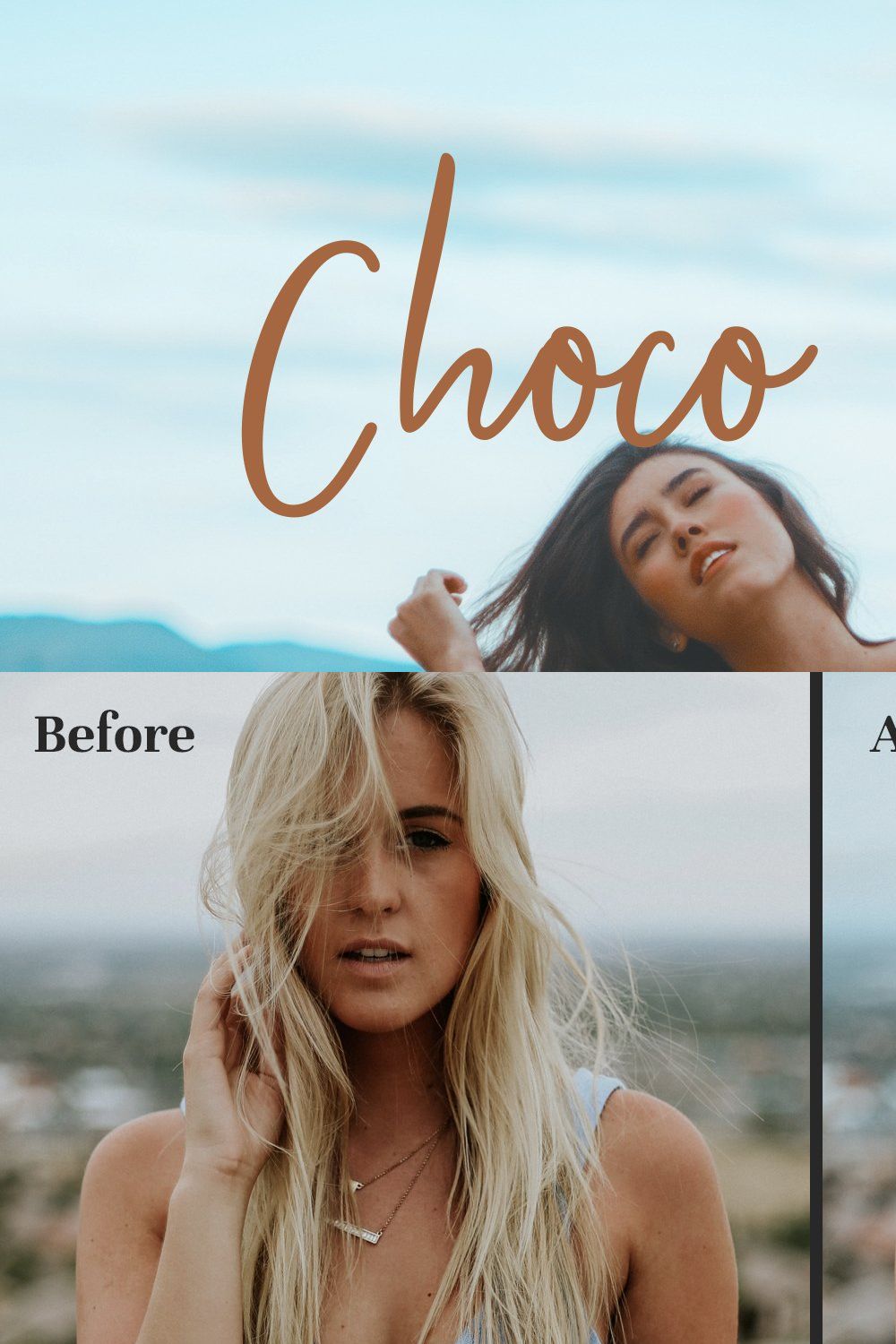 Choco- Lightroom Presets pinterest preview image.