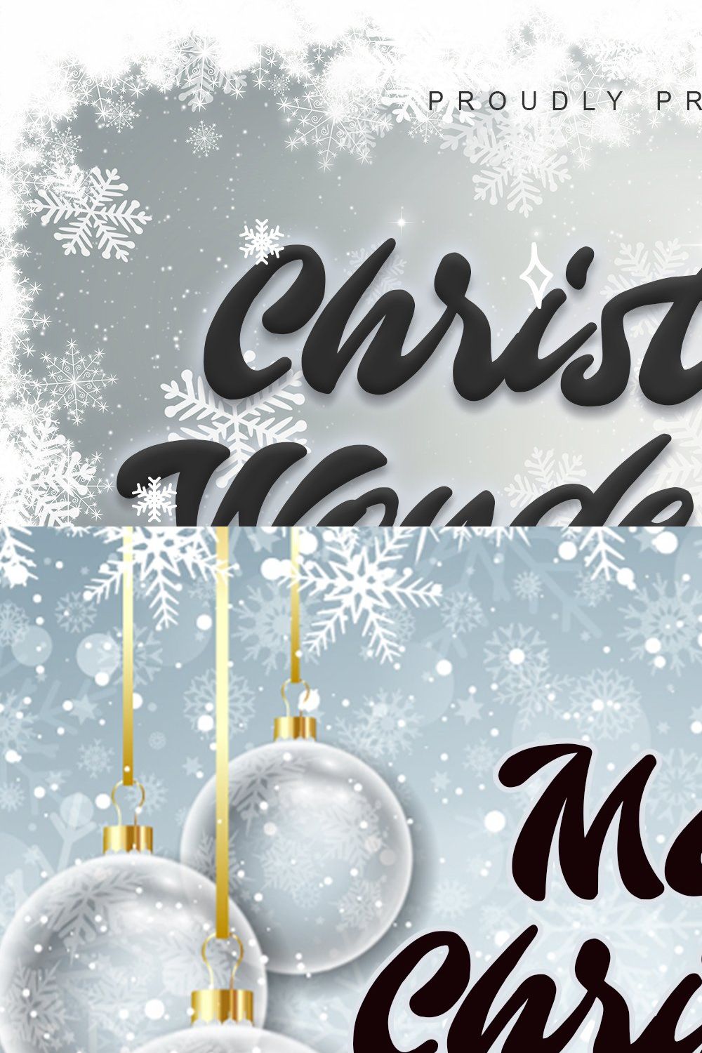 Christmas Wonderland pinterest preview image.