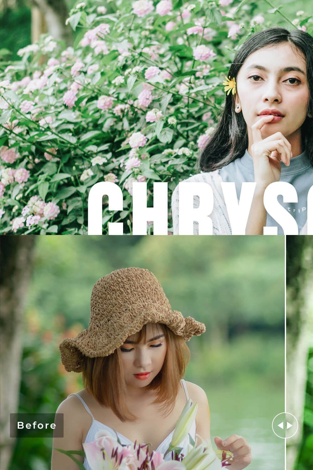 Chrysolite Pro Lightroom Presets pinterest preview image.