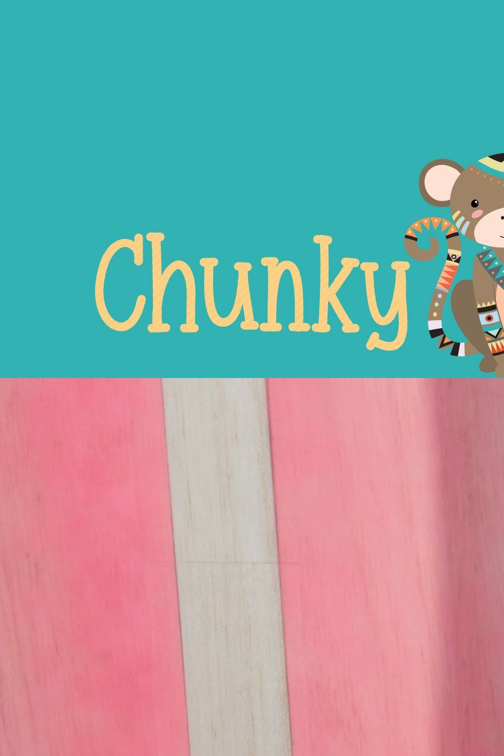 Chunky Monk pinterest preview image.