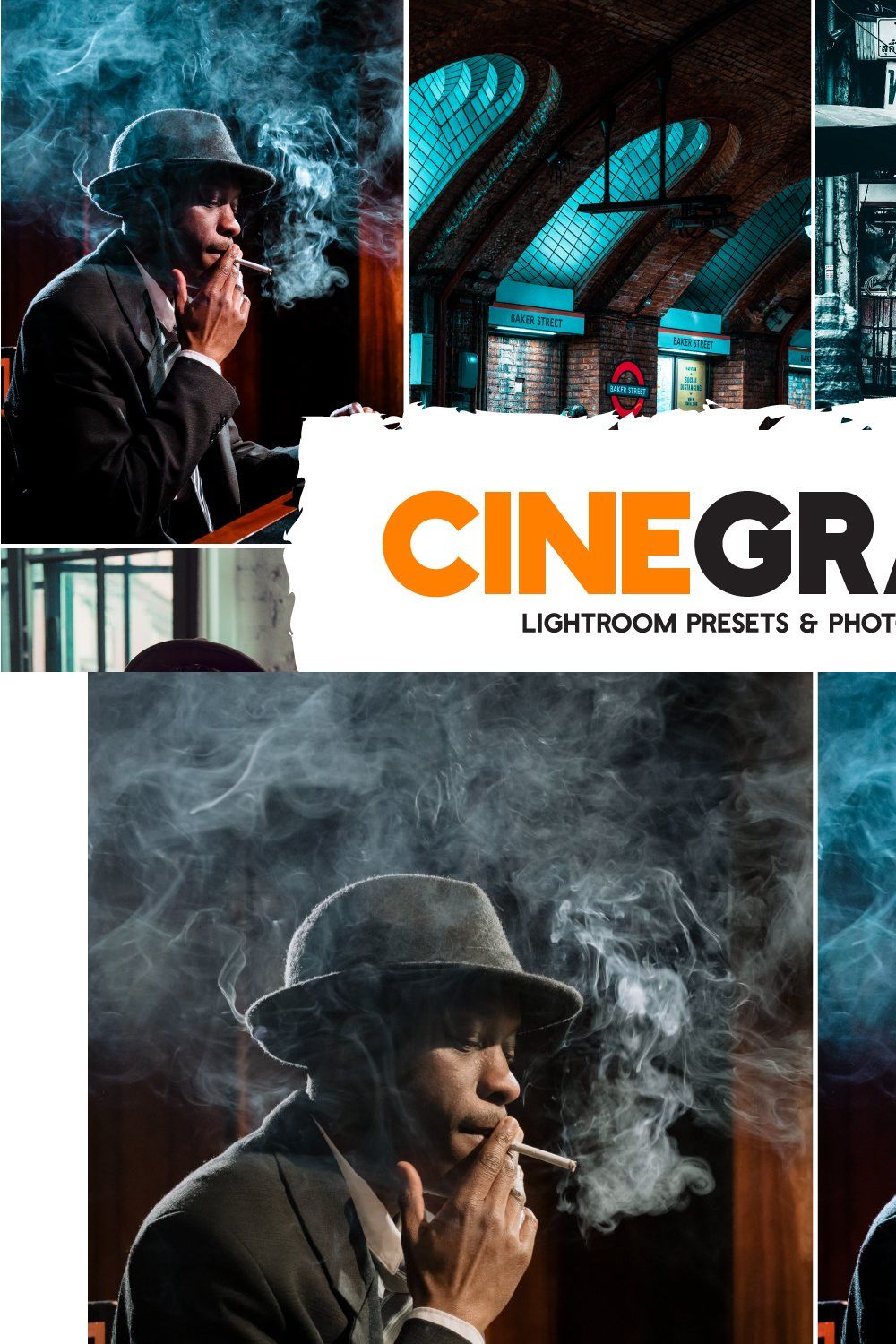 Cinegraphy Presets & Actions pinterest preview image.
