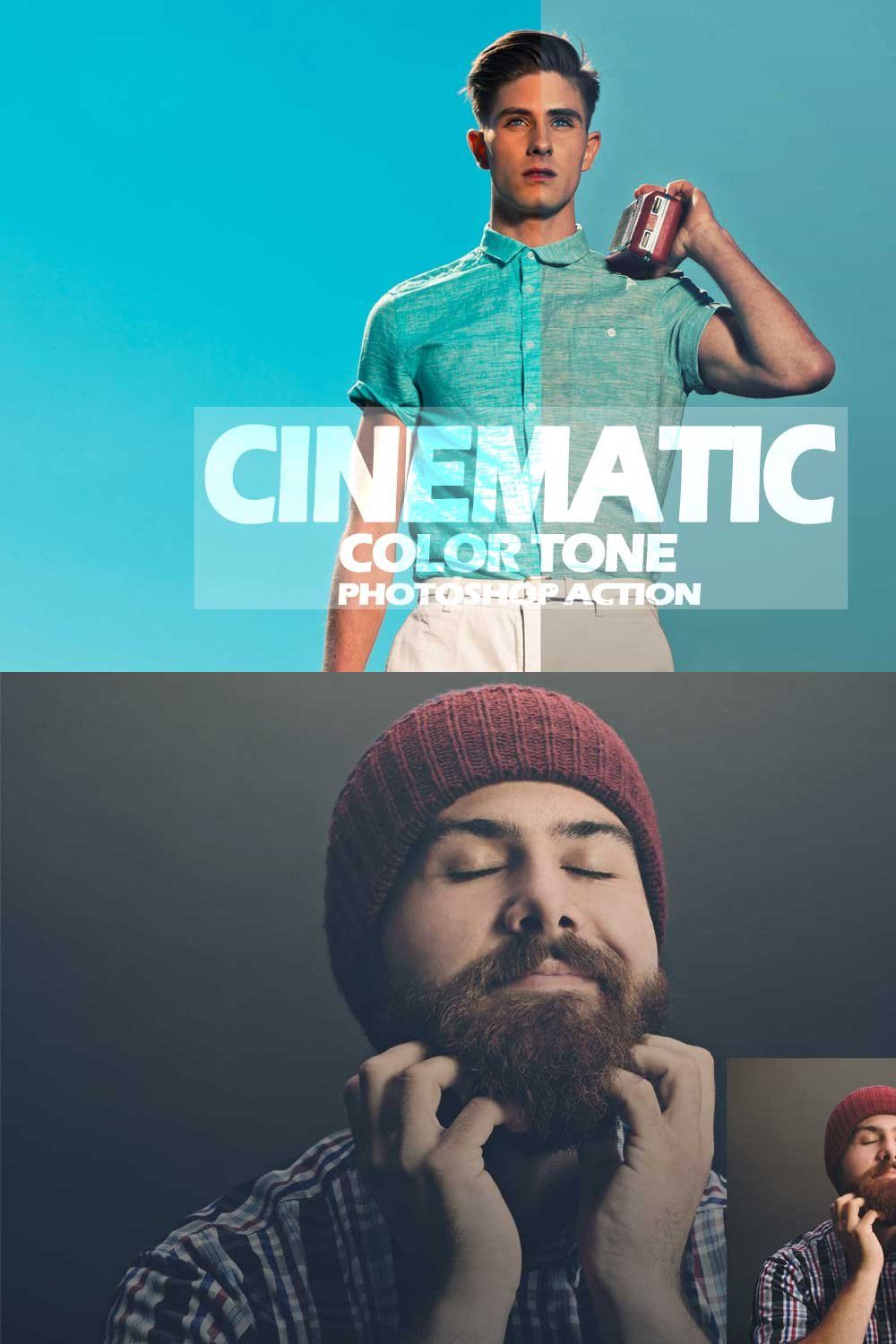 Cinematic Color Tone Action pinterest preview image.