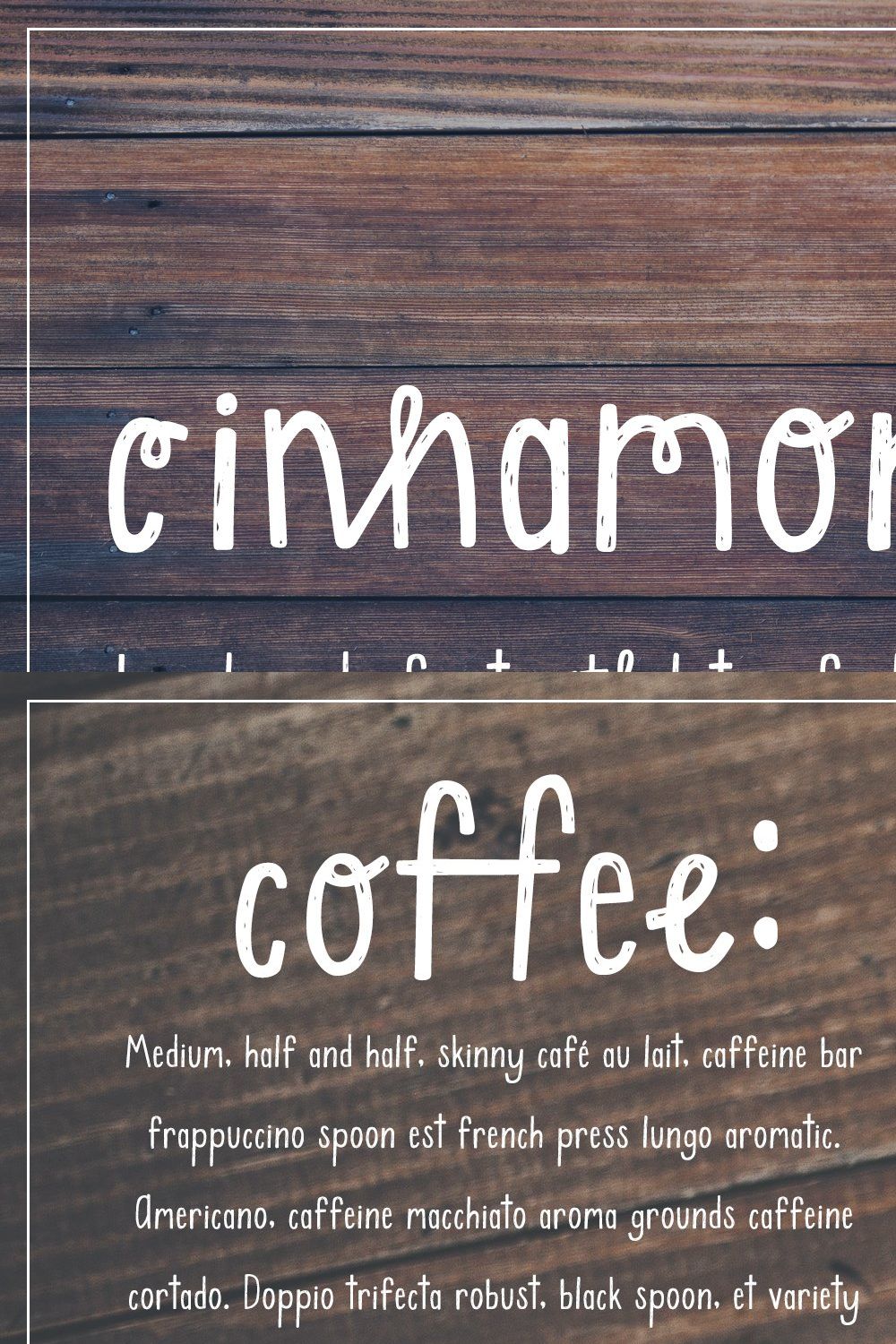 Cinnamon Twist Handdrawn Font pinterest preview image.