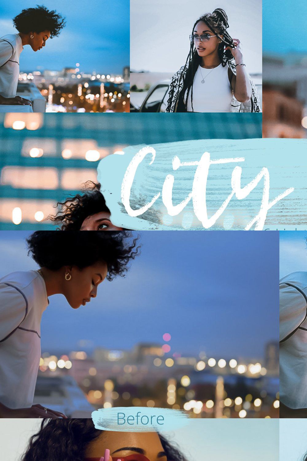 City Life - Lightroom Presets Pack pinterest preview image.