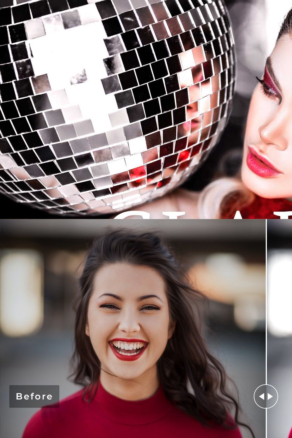 Claret Pro Lightroom Presets pinterest preview image.