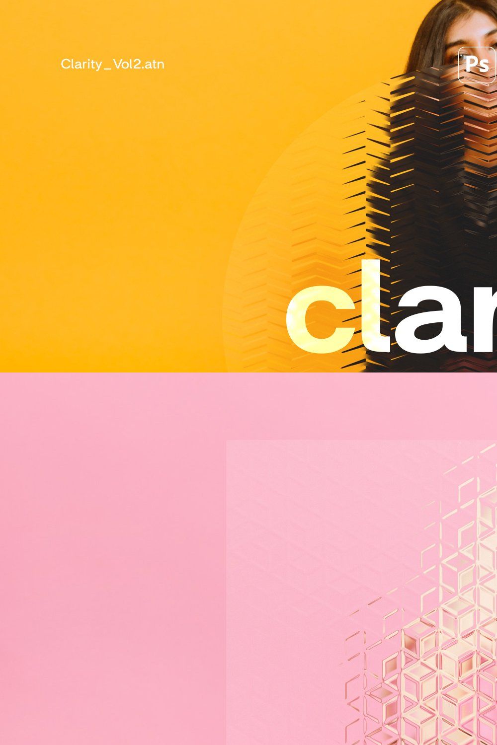 Clarity Vol. 2 Glass Photo Effect pinterest preview image.