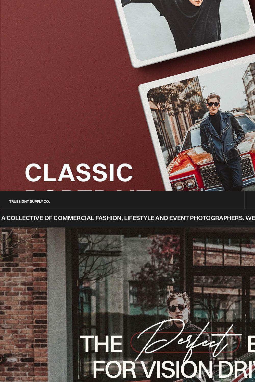 Classic Portrait - Lightroom Presets pinterest preview image.