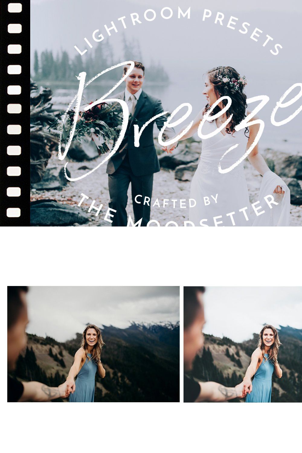 Clean and modern lightroom presets pinterest preview image.