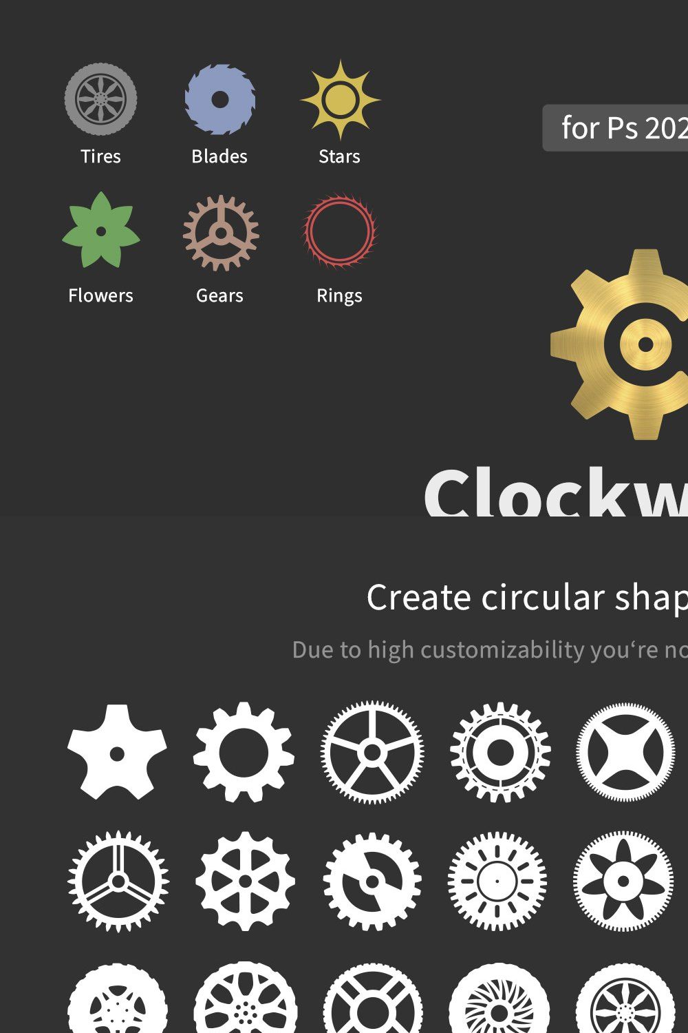 Clockwork - Create Gears & More pinterest preview image.