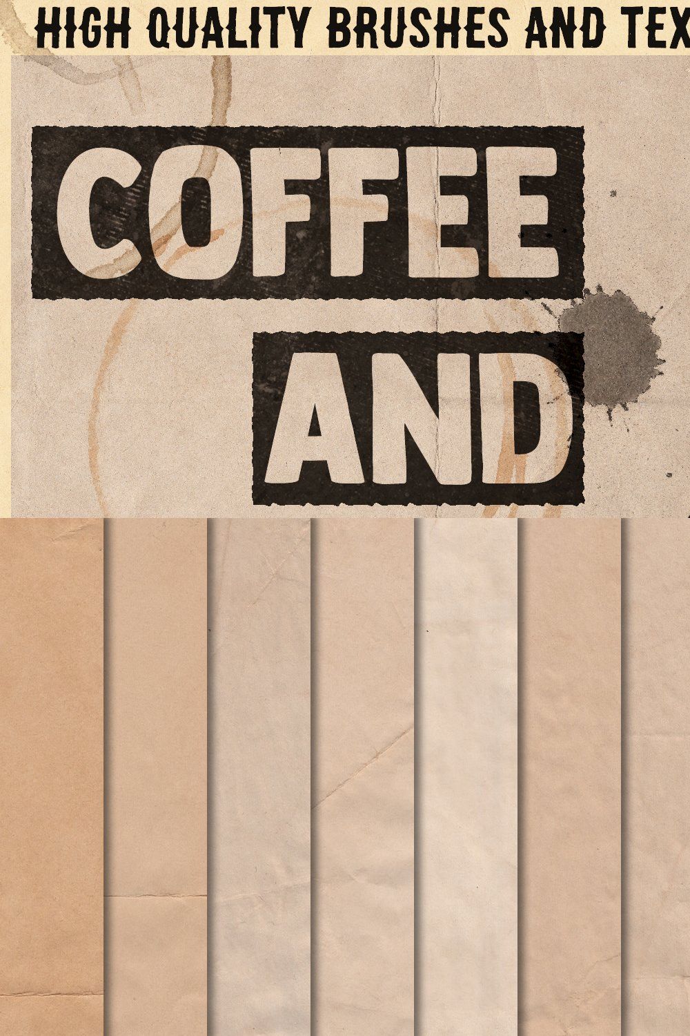 Coffee&Paper - Handcrafted Pack pinterest preview image.