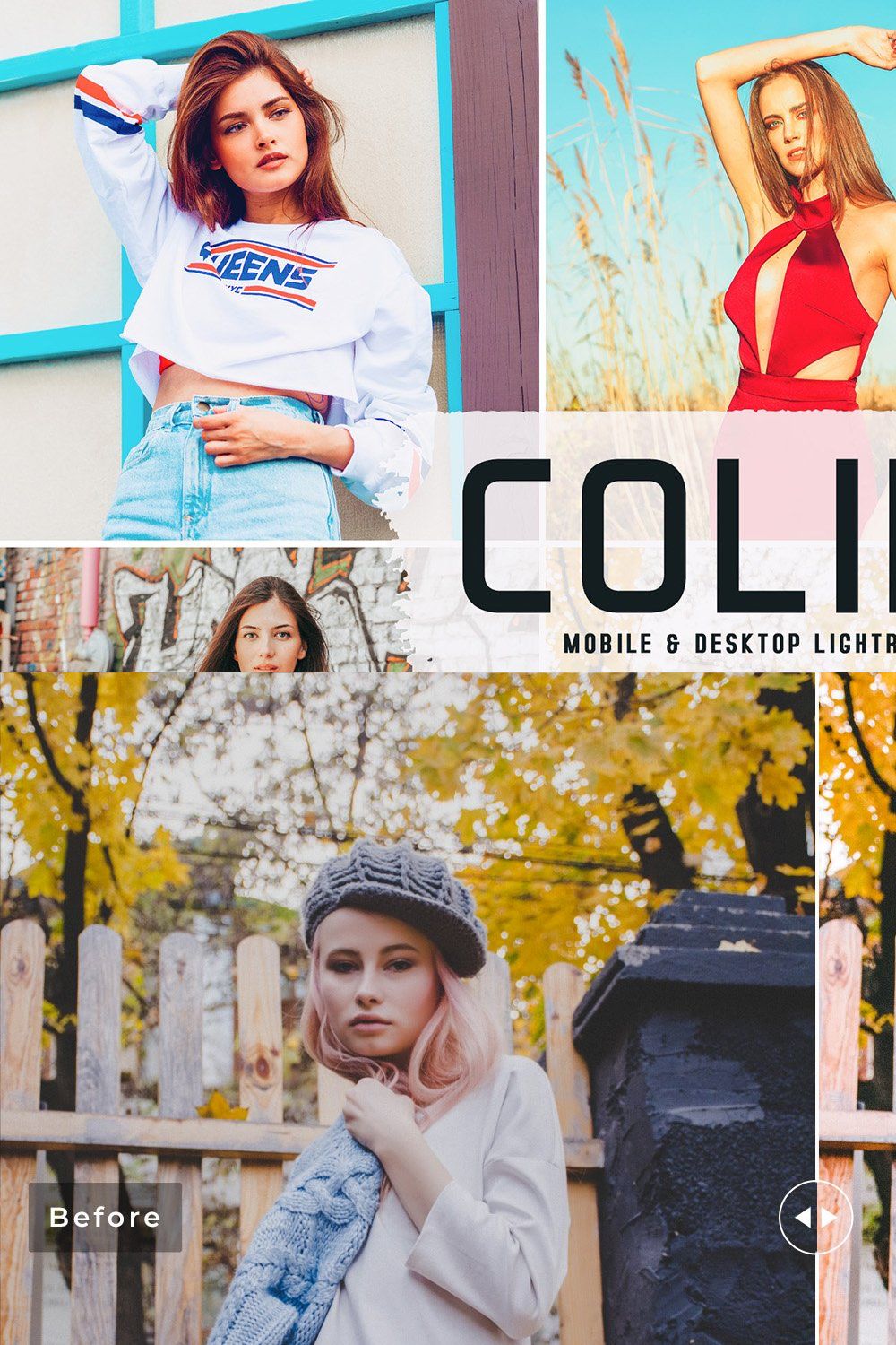 Colibri Pro Lightroom Presets pinterest preview image.