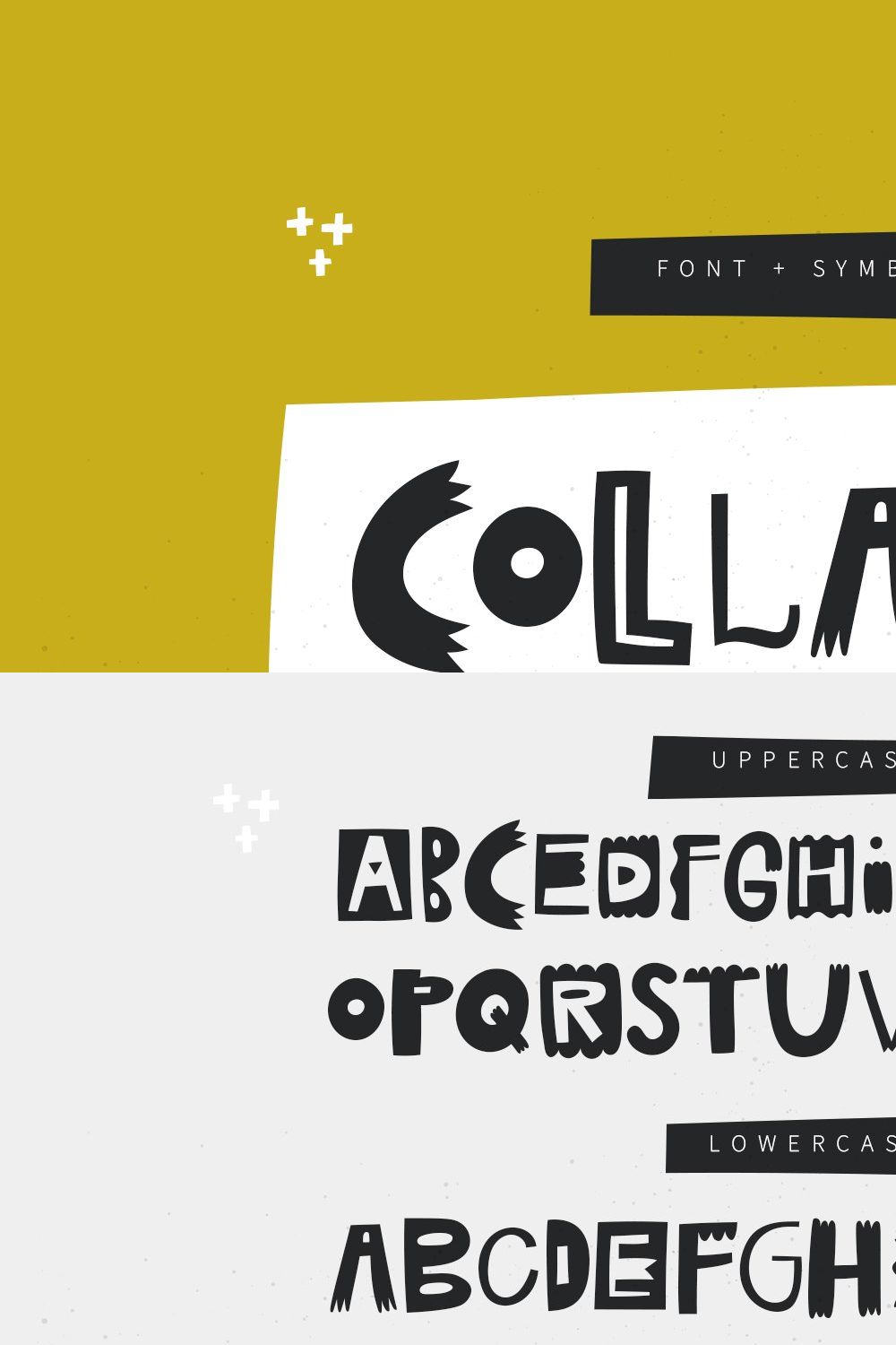 Collagio - display font pinterest preview image.