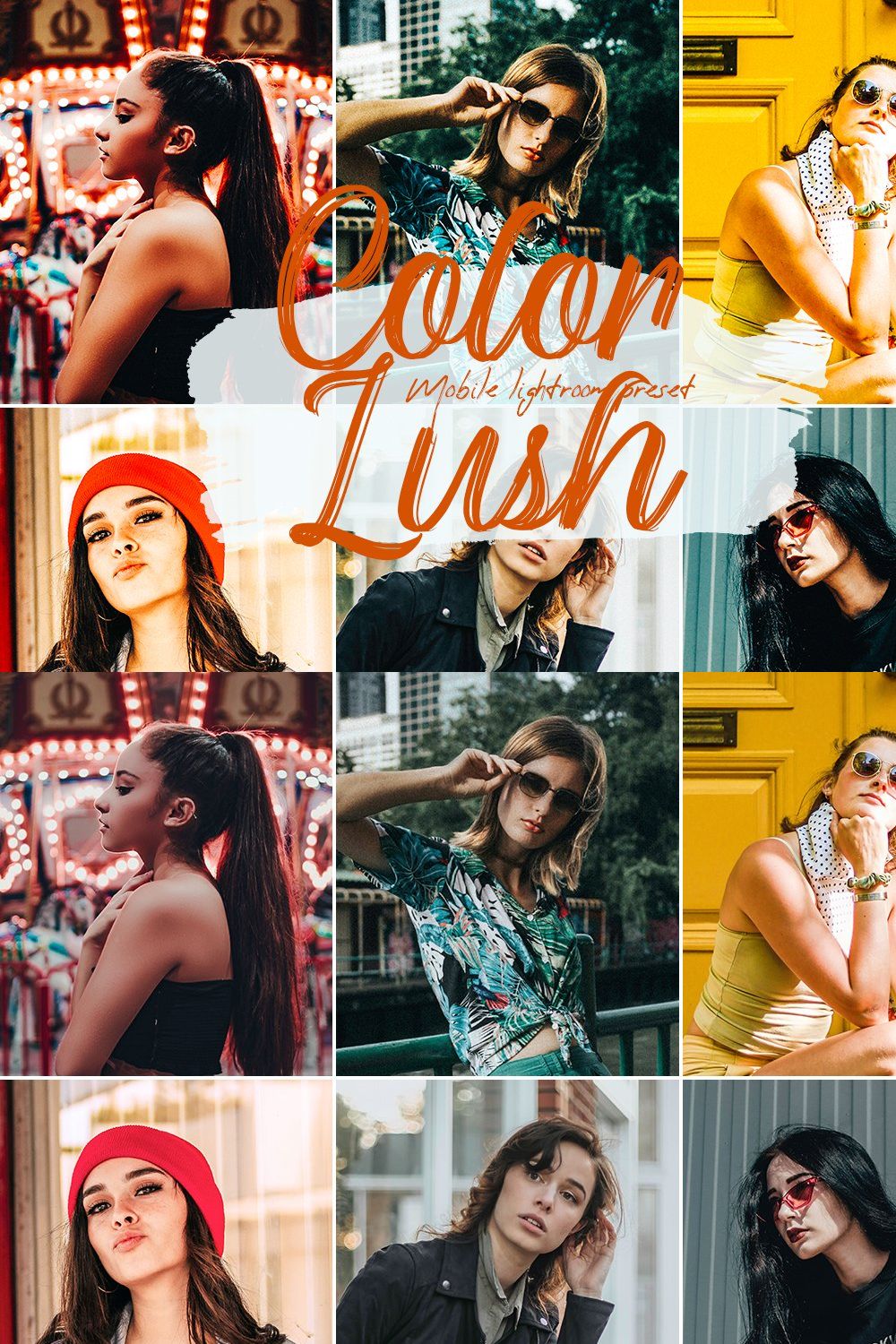 Color Lush Lightroom Presets pinterest preview image.