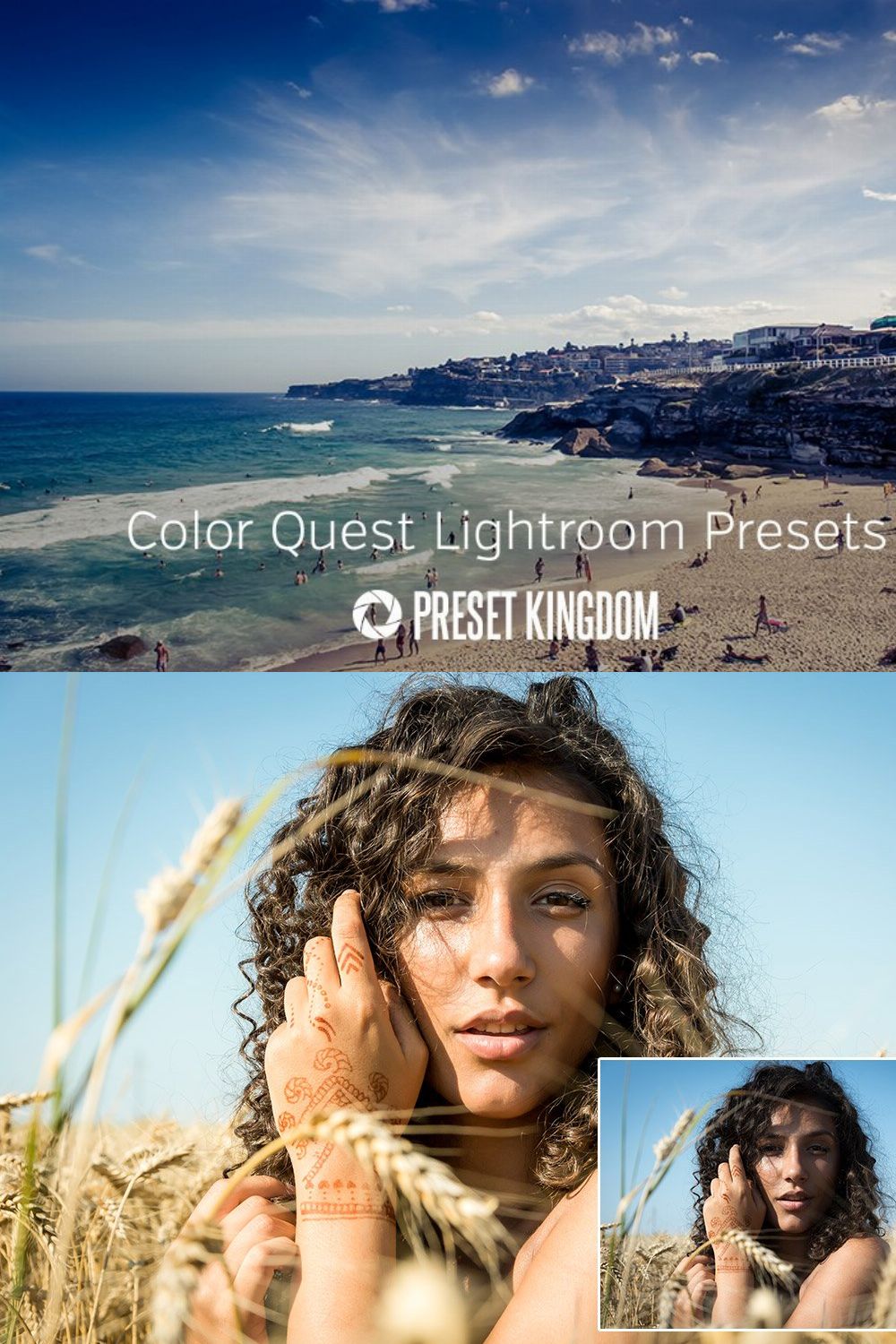 Color Quest Lightroom Presets pinterest preview image.