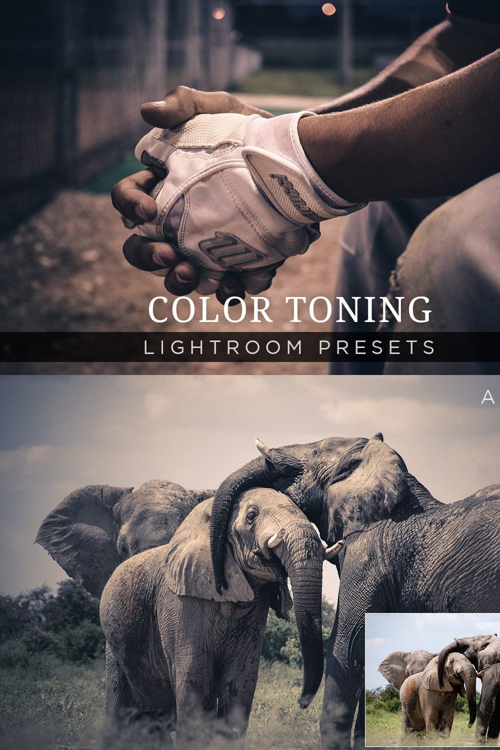 Color Toning Lightroom Presets Vol 1 pinterest preview image.