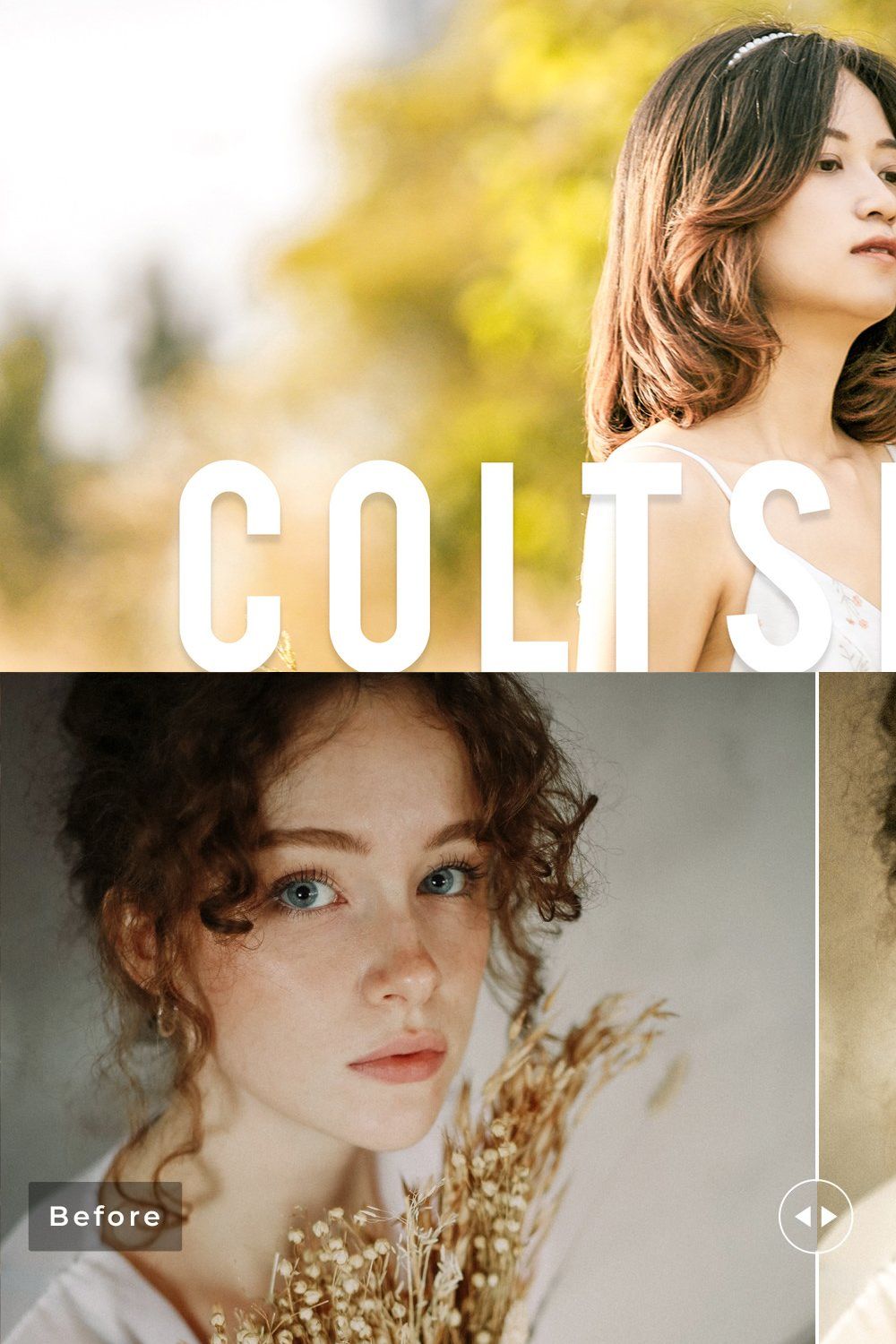 Coltsfoot Pro Lightroom Presets pinterest preview image.