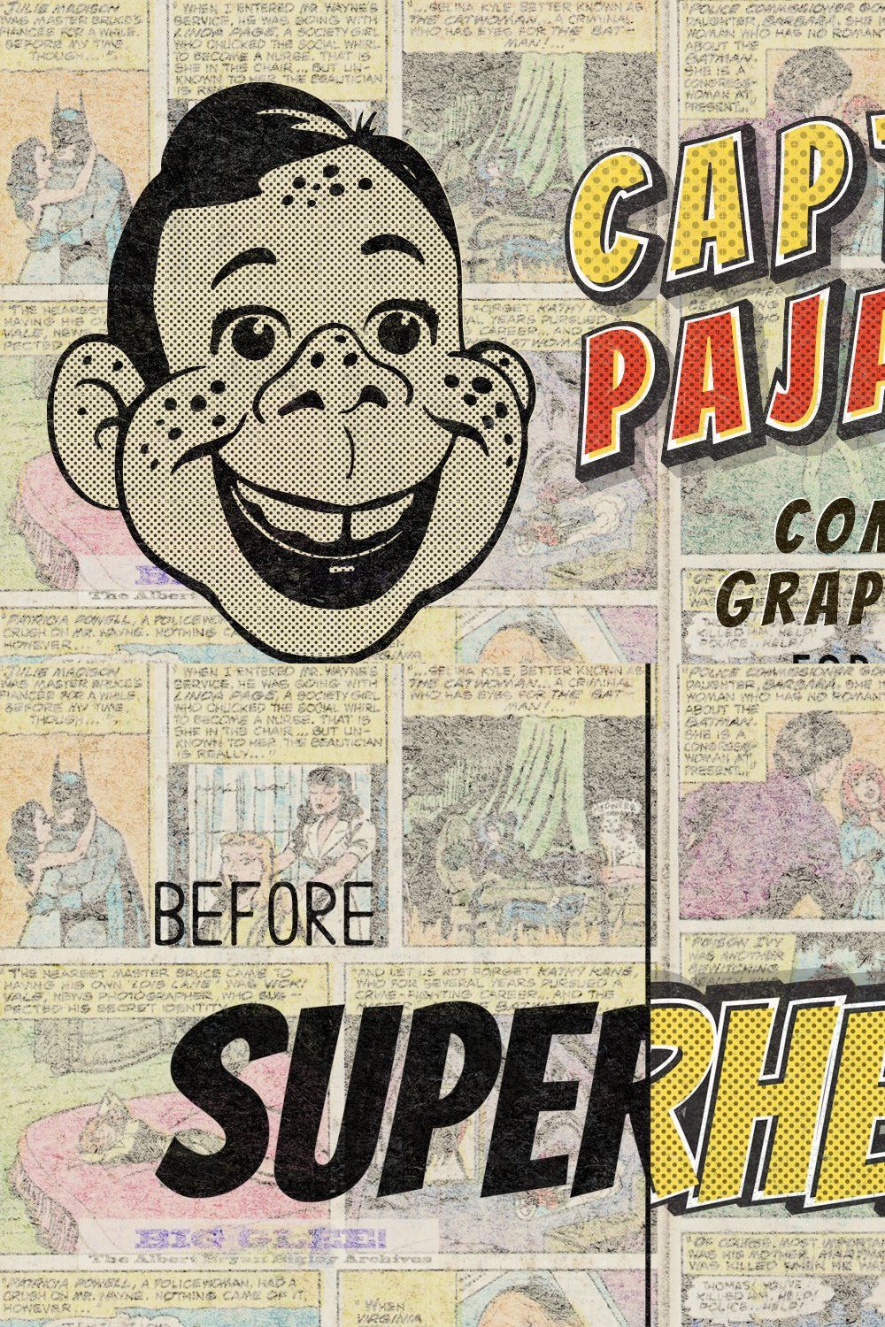 Comic Illustrator Styles pinterest preview image.