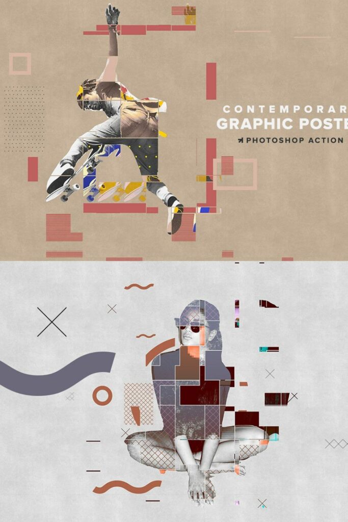 Contemporary Graphic Poster Action – MasterBundles