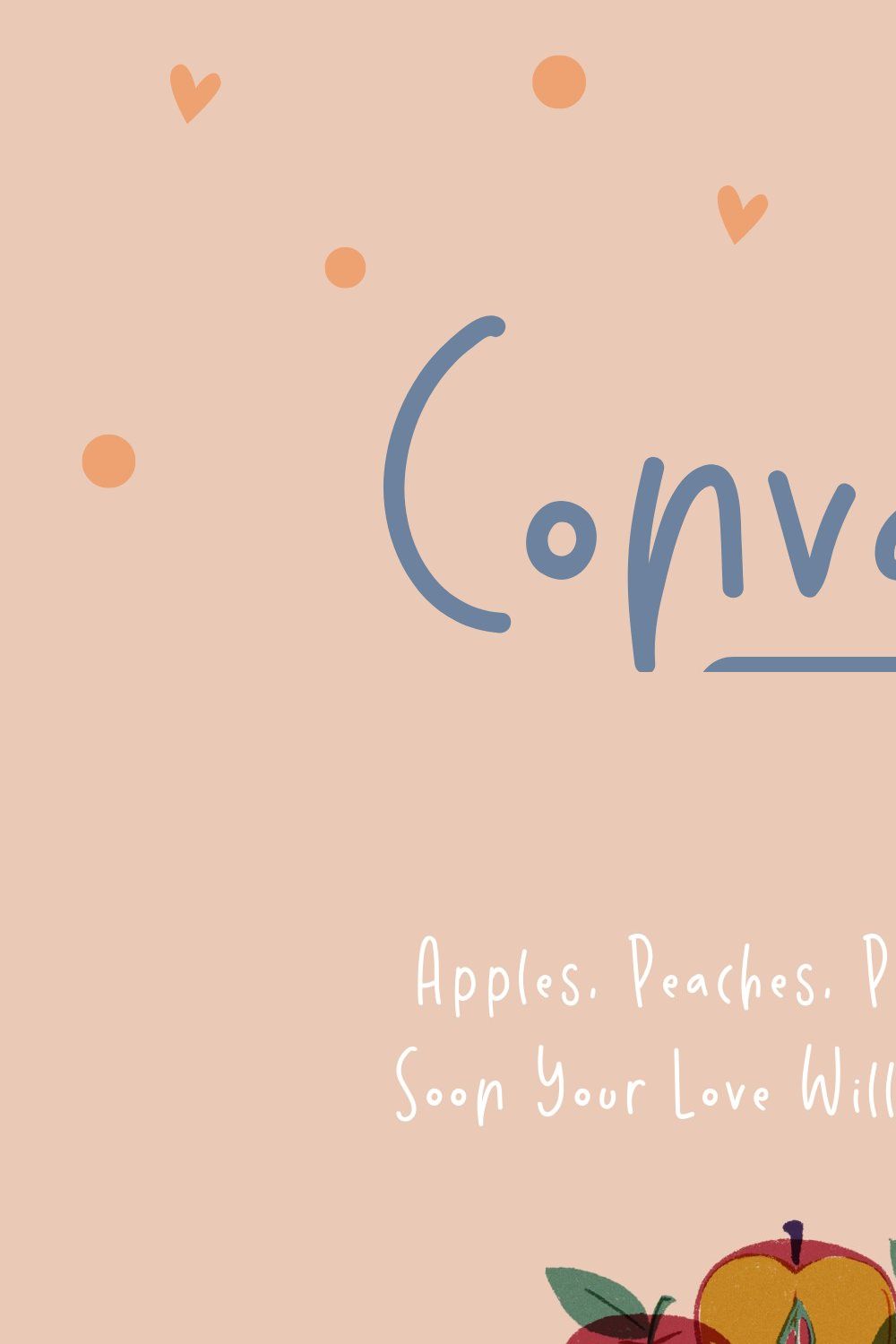 Convallis Childish Font pinterest preview image.