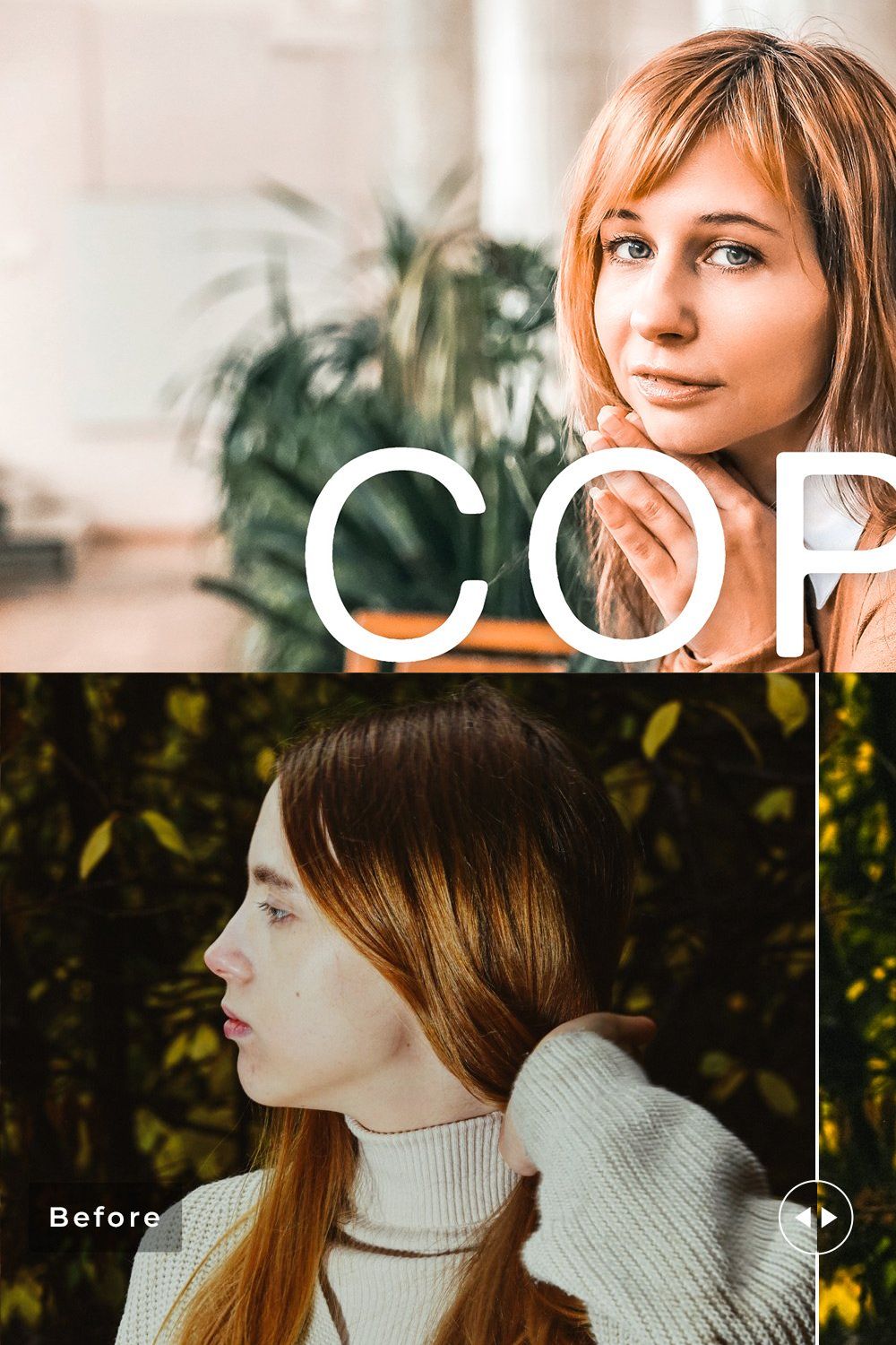 Copal Pro Lightroom Presets pinterest preview image.