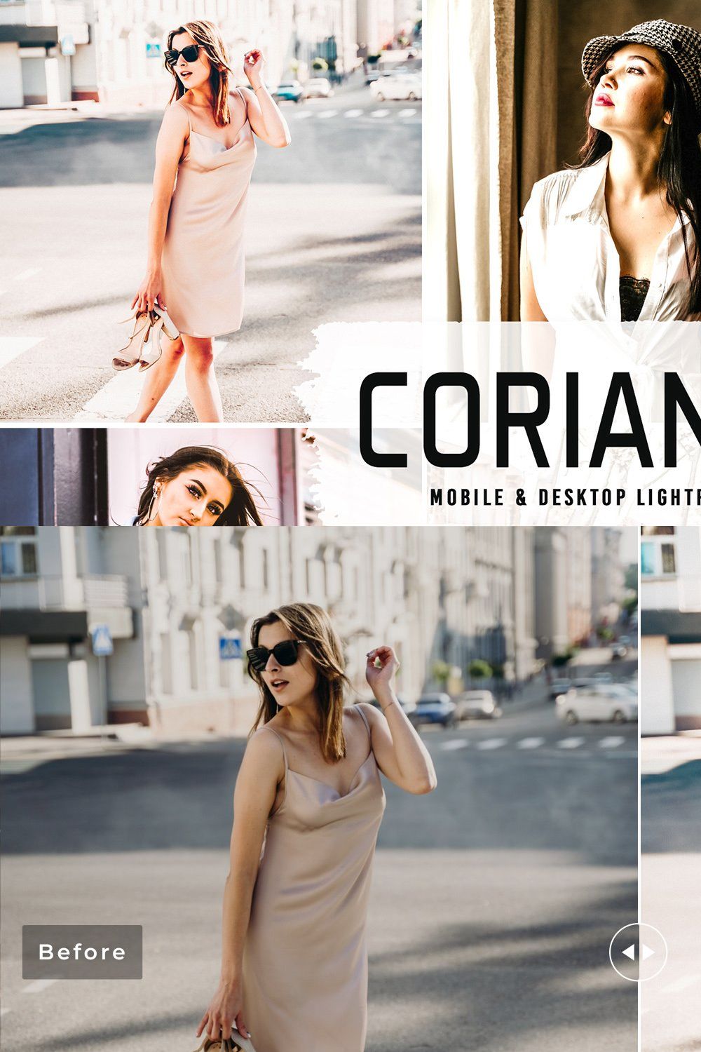 Coriander Pro Lightroom Presets pinterest preview image.